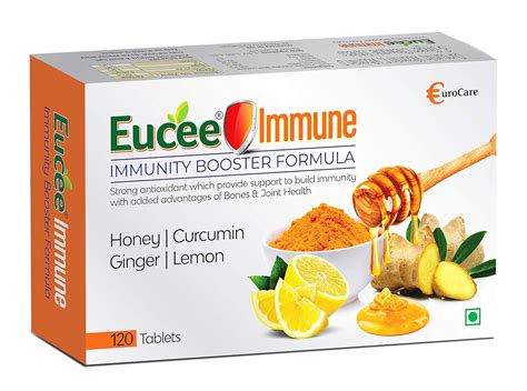 Eucee Vitamin C 40mg D 400IU Ginger 20mg Curcumin 100mg Chewable Sugar ...