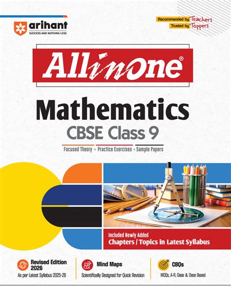 CBSE All in one Mathematics Class 9 Exam 2026| Focused Theory, Practic ...
