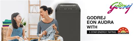 Godrej 6 Kg 5 Star Fully-Automatic Top Loading Washing Machine (WTEON ...