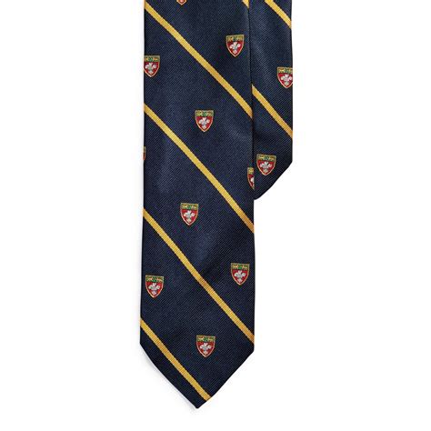 Polo Ralph Lauren Men’s Tie Black and Red O/S misiondeamor.com.mx