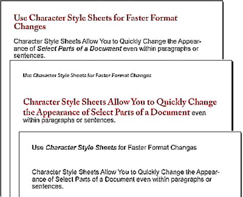 Image result for Style Sheets InDesign