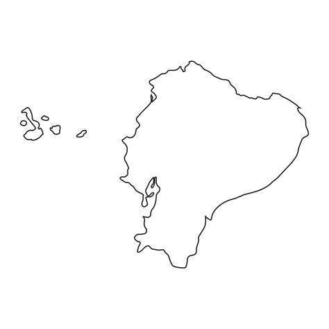 Highly detailed Ecuador map with borders isolated on background 25755374 Vector Art at Vecteezy