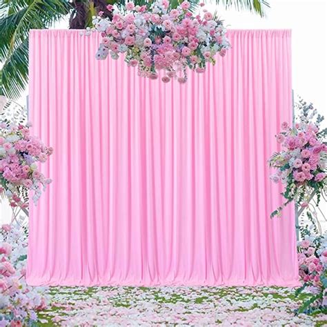 Windrop Solutions® 4x10 Ft. 2 Pink Screen Decoration Backdrop ...