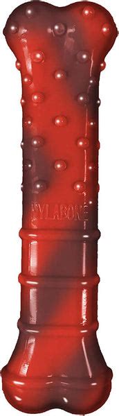 Nylabone Dura Power Chew Long Lasting Textured Bone Beef Jerky Flavor ...