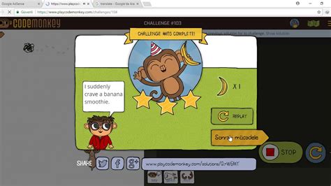 Code Monkey Level 104 的图像结果