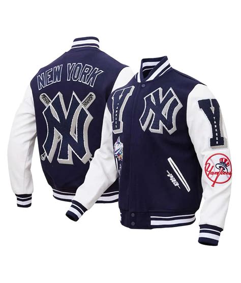 New York Yankees Mash Up Varsity Jacket - JacketsbyT