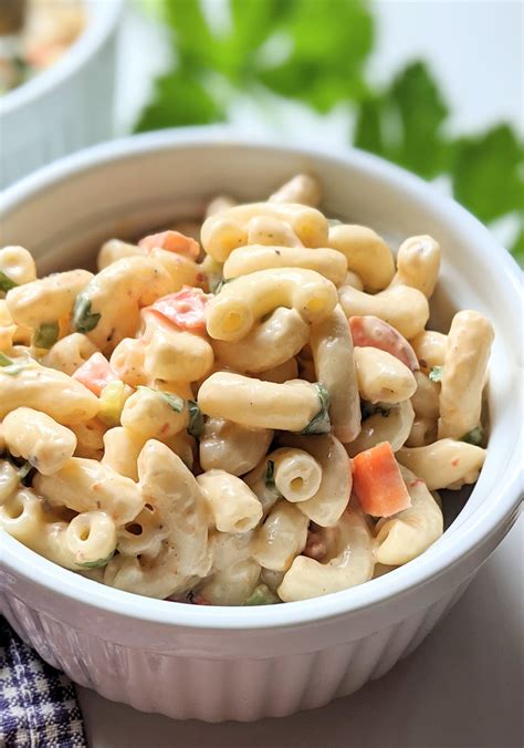 Amish Macaroni Salad Recipe (No Mayo) - The Herbeevore