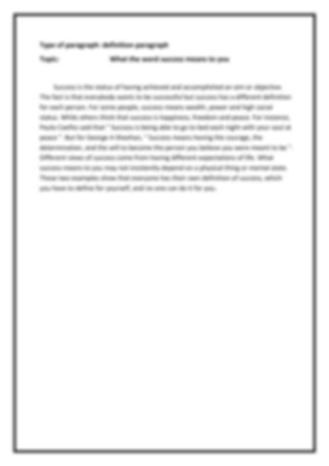 Image result for Definition Paragraph Examples
