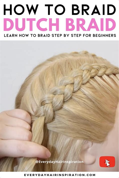 Image result for Dutch Braiding Tutorial