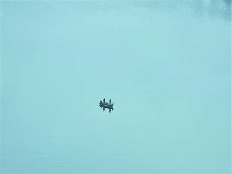 Download wallpaper 1024x768 boat, lake, minimalism, silence standard 4: ...