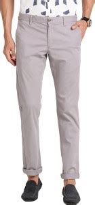 INDIAN TERRAIN Slim Fit Men Black Trousers - Buy INDIAN TERRAIN Slim ...