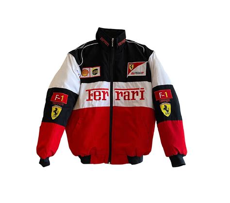 Nascar Jacket Ferrari Vintage Racing Jacket 90s Ferrari Jacket Y2K ...