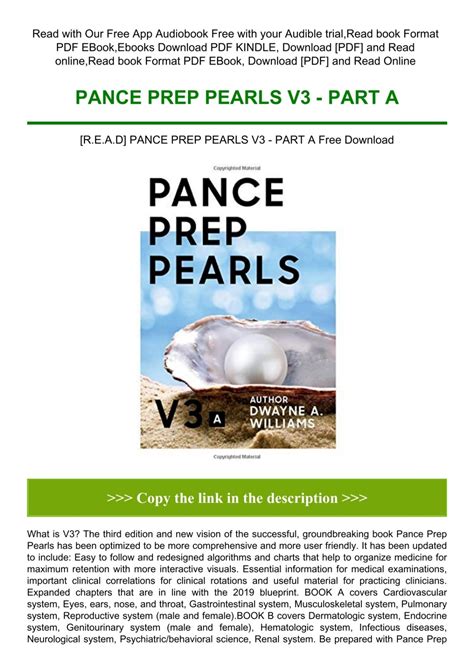 [R.E.A.D] PANCE PREP PEARLS V3 - PART A Free Download