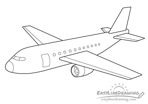 airplane drawing