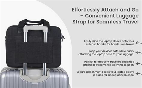 MOCA Laptop Carrying Case Water-Resistant Lightweight Nylon Laptop Bag ...