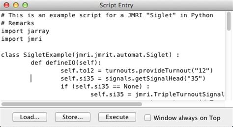 Image result for Building Scripts JMRI