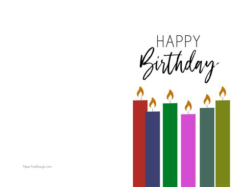 Happy Birthday Slog Printable Cards