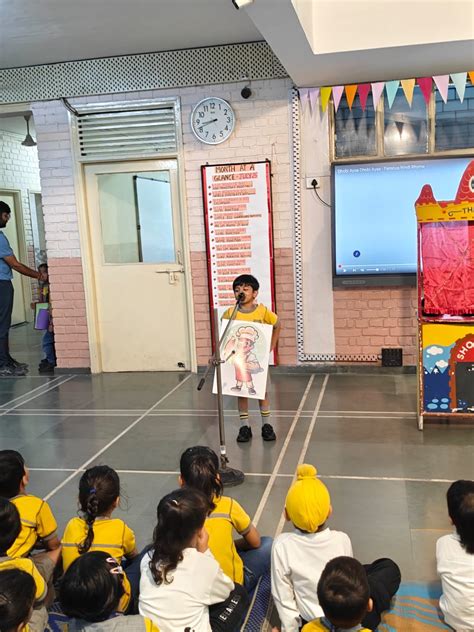 Assembly on Community Helpers. - Salwan Junior School, Naraina