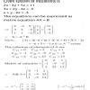 Solve the system of linear equations by matrix method: 2x-3y+5z=11 , 3x ...