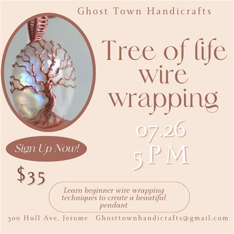 Beginner Wire Wrapping, 300 Hull, Jerome, AZ, 26 July 2025 | AllEvents