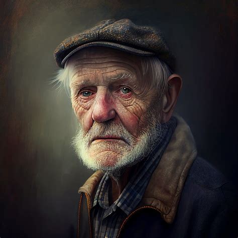 Old Man Portrait, Male Portrait, Portrait Photo, Portrait Drawing, Portrait Painting, Art ...