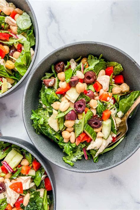 Mediterranean Chicken Salad - This Healthy Table