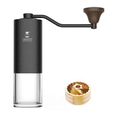 Timemore Chestnut G1(S) Manual Coffee Grinder, Titanium Gear, Clear ...