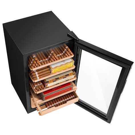 VEVOR Electric Cigar Humidor, 400 Count Cigar Humidor Cabinet with ...