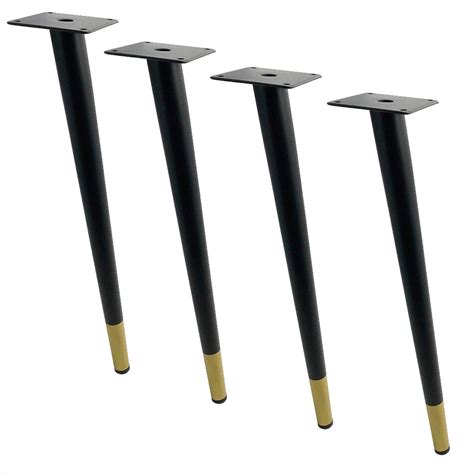 Buy NMDCDH 4 Piece Metal Furniture Legs,Conical Table Legs,Cabinet Feet ...