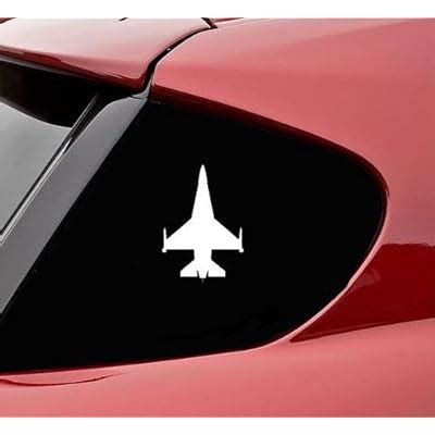 Buy Slap-Art F 16 Fighting Falcon Plane Vinyl Decal Sticker Online at ...