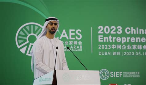 首届中阿企业家峰会在阿联酋迪拜举行