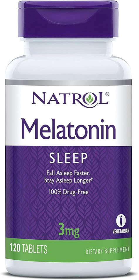 Buy Natrol Melatonin Tablets, Helps You Fall Asleep Faster, Stay Asleep ...