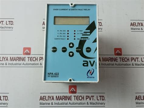 Avana Npa 422 Pf-series 1 Over Current & Earth Fault Relay 20-60V Dc ...