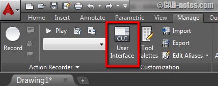 AutoCAD CUI Customization 的图像结果