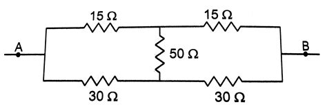 Find the equivalent resistances of the nerwork shown in figure between ...