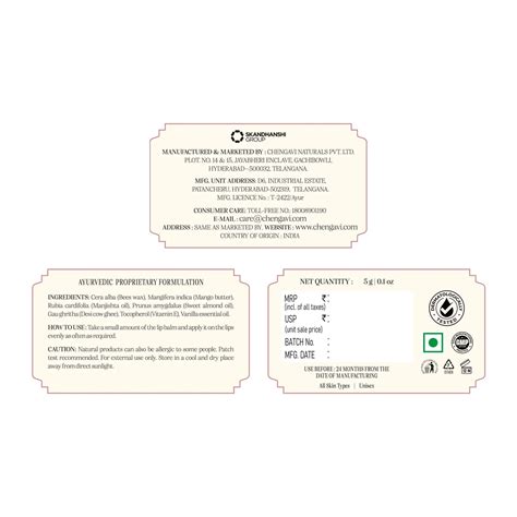 Buy Manjishta & Cow Ghee Lip Balm with Cera alba (Bees wax) for Deeply ...