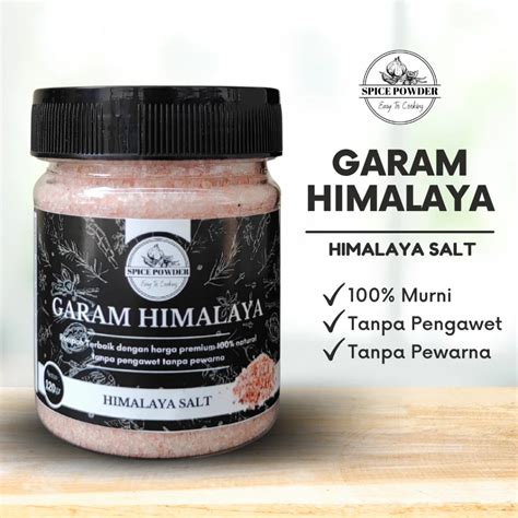 Garam Himalaya - Himalayan Salt Premium Himalayan Pink Salt 100% Murni ...