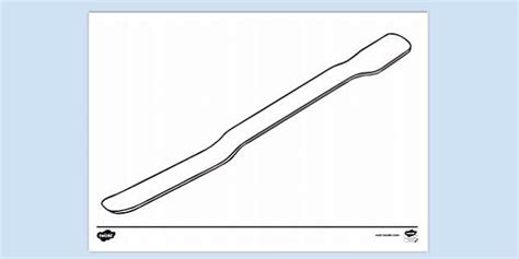 Science Spatula Colouring Sheet | Colouring Sheets - Twinkl