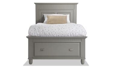 Spencer 4 Piece Twin Gray Storage Platform Bedroom Set | Bob's Discount ...
