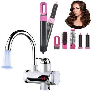 Elevea 10 L Instant Water Geyser (Combo C149 Instant Hot Water Tap & 5 ...