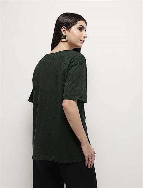 Buy Cotton Modal Floral Print T-Shirt at Marks & Spencer