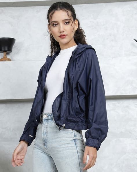 Buy Navy Jackets & Coats for Women by Shein Online | sheinindia.in