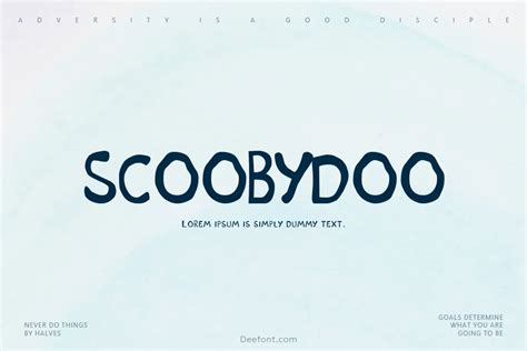 Scooby Doo Font - Free Download & Preview | Deefont