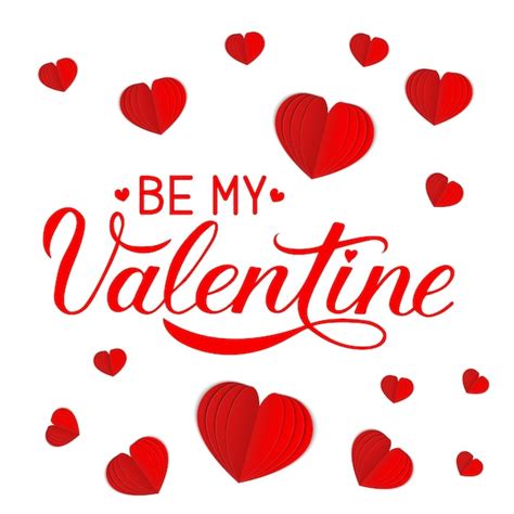 Seja meu banner de dia dos namorados com letras de mão de caligrafia e ...