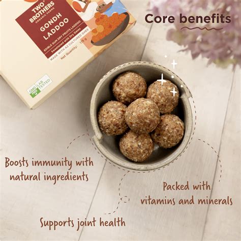 Buy Healthy Dink Gondh Laddoo: Naturally | Sugar Free