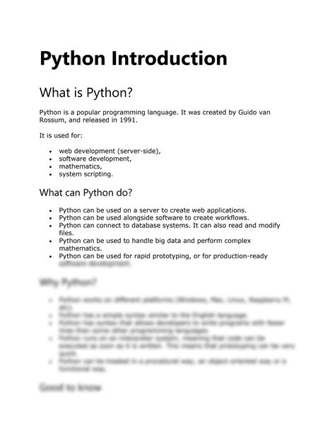 Python Programming Language Introduction 的图像结果