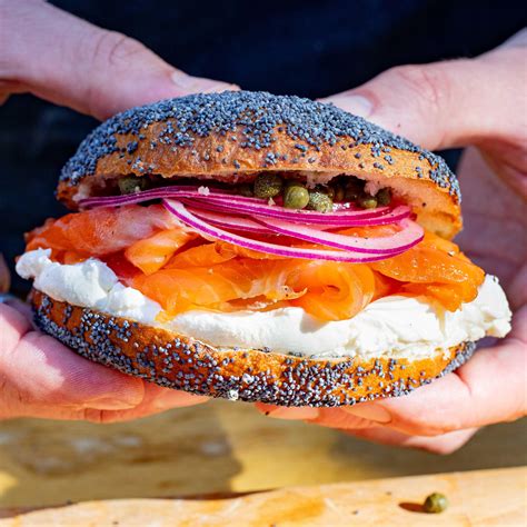 New York Style Poppy Seed Bagels & Lox | Mob