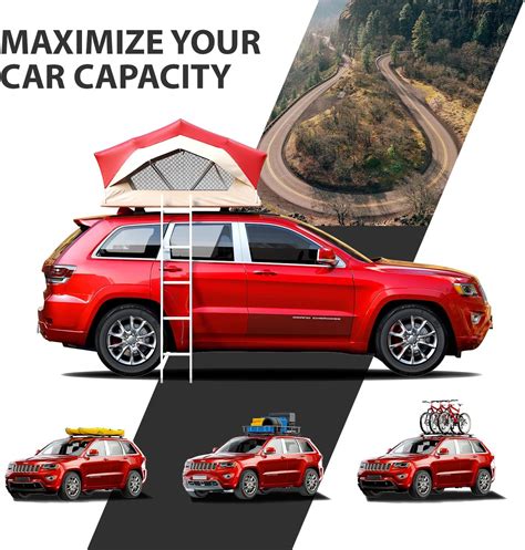 Buy KitsPro Heavy Duty 220LBS Car Roof Rack Cross Bars for 2011-2021 ...