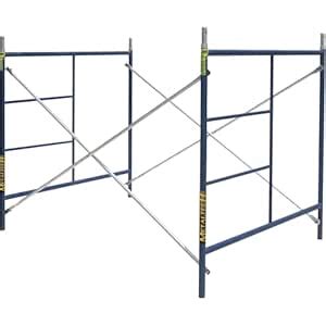 Metaltech SAFERSTACK Single Lift Scaffold Set - 5ft. x 5ft. x 7ft ...