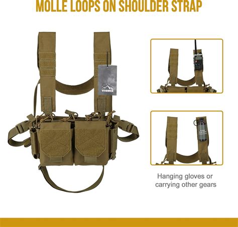 Buy VISMIX Chest Rig, Adjustable Tactical Chest Rigs Pack with Mag ...